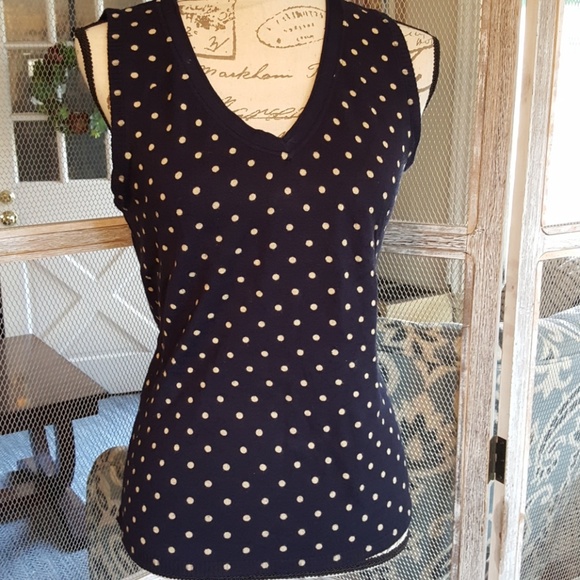 Willi Smith Tops - Polka Dot Top